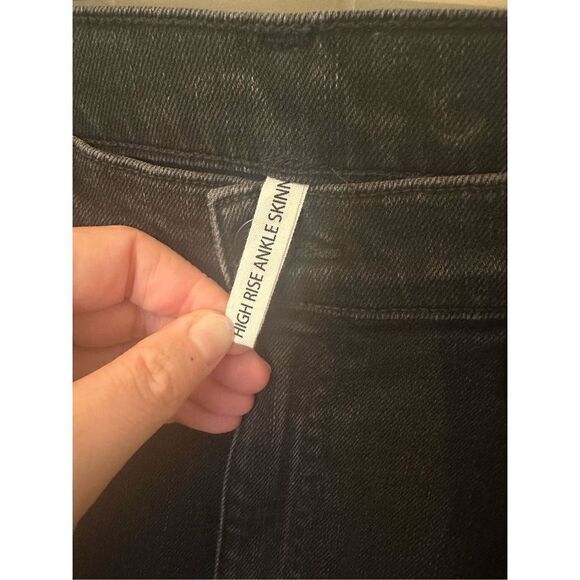 Rag & Bone High Rise Ankle Distressed Skinny Jeans - Size 32 - Picture 7 of 10